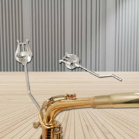 Saxophone Sheet Music Lyre Long-Lasting Iron Construction Saxophone Lyre Marching Band Music Holder Sturdy Musical Instrument
