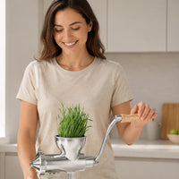 Stainless Steel Wheatgrass Juicer Easy to Clean Manual Wheatgrass Juicer