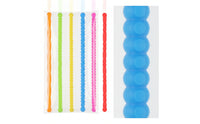 6 Pieces Bendable Silicone Sensory Stick Anxiety Relief Sensory Fidget Stick Calming Quiet Desk Toy Portable for Classroom