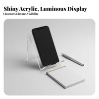 Angled Pha Rest Transparent Design Display Holder Universal Compatibility
