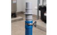 2 Pieces Universal Pool Vacuum Hose Adapter Compatible Hose Adapter with Clamps Easy Connection Sturdy