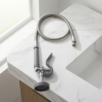 Corrugated Shower Hose Assembly with Spray Head Flexible Replacement Shower Hose High Flexibility for Bathroom