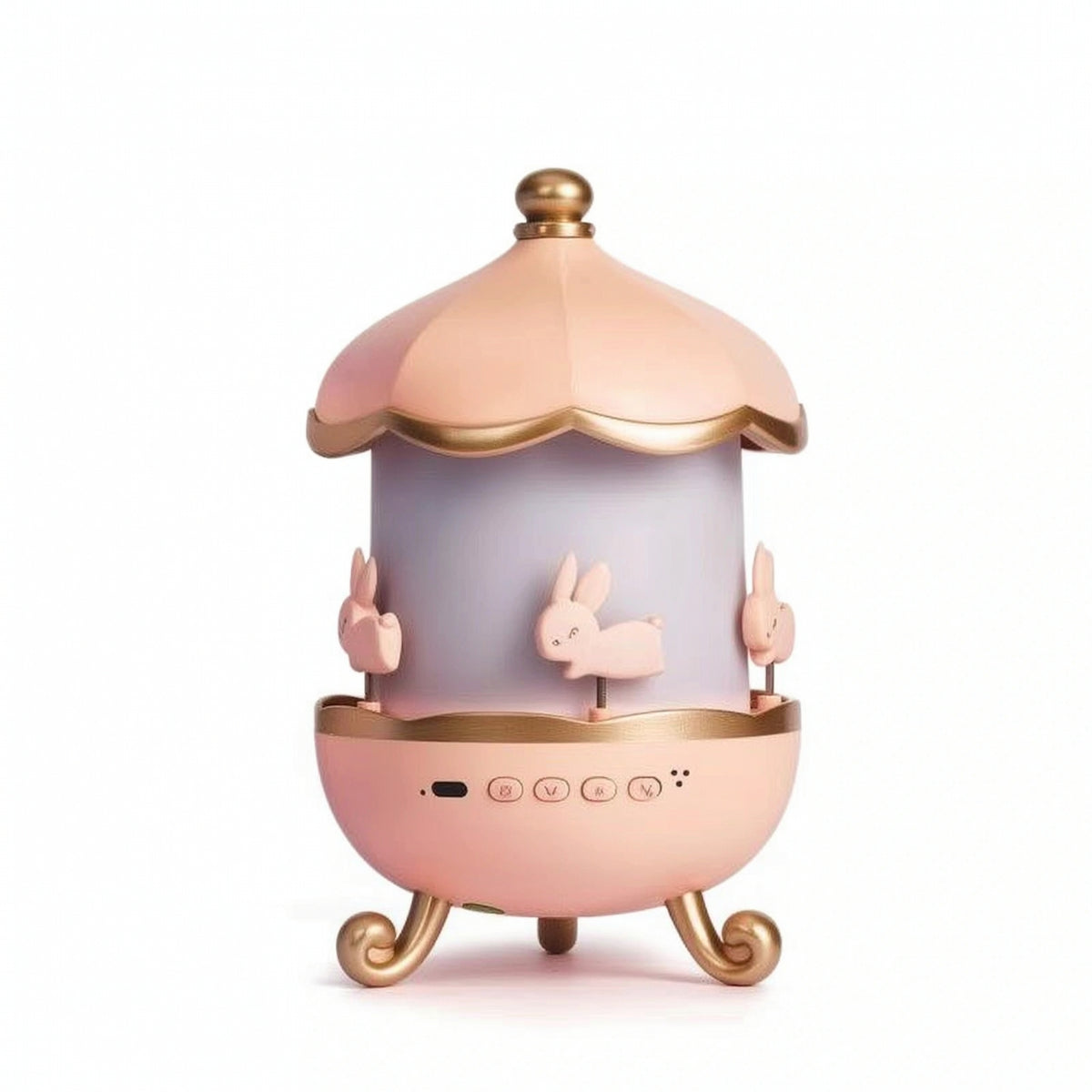 Soothing Carousel Night Light Multicolor Night Light Display Compact Carousel Light Display Silent for Children, Bedroom, Desk