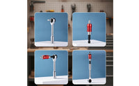 Compact Cycle Repair Tool Kit Foldable Bike Tool Kit with Ratchet Multi-Functional Portable for Cyclists, Riders, Roadside, Workshop