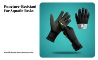 Cut Resistant Diving Gloves Non-Slip Grip High-Strength Synthetic Fiber Underwater Prey Ing Gloves Safety Hand Protection