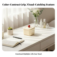 Desktop Cosmetic Case with Lid debrisresistant Vanity Case with Drawers Space-Saving