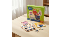 Punched Holes Animal Threading Board Printed Cartoon Lacing Practice Board Colorful Learning Toy Rounded Edges for Children