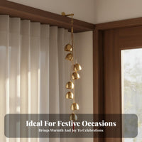 Brass Wind Tinkler Melodious Sound Decorative Door Entry Tinkler Small Brass Feng Shui Chime Great Gift Suggestion