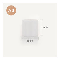 Lightweight Round Paper Display Stand Stackable Desktop Display Riser Nesting Product Photo Prop Stand Decorative Finish for Live Broadcasting