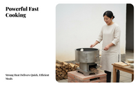 Cast iron stove liner, smokeless