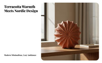 Conch Shell Vase Design Nordic Design Flower Pot Elegant Ruffled Ceramic Vase for Living Room, table, Desktop