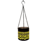 Waterproof Metal Lantern with Cutout Pattern for Pathway