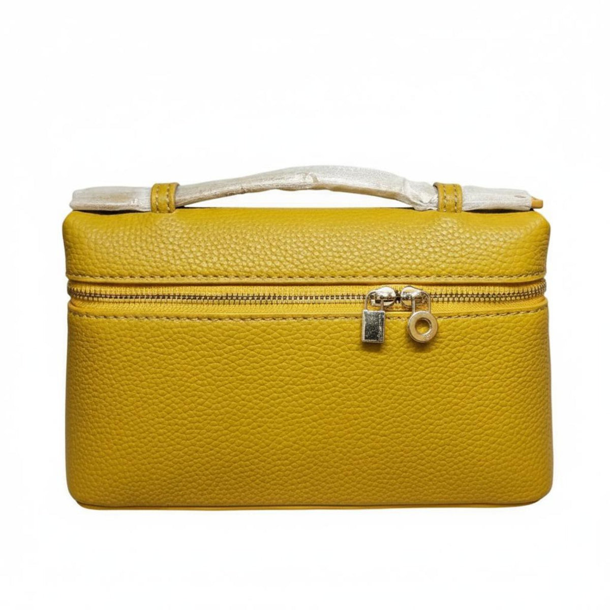 Light Luxury Box Handbag Pebble Grain Texture Hard Shell Crossbody Bag Silver Buckle Structured Shape Easy to Clean for Women, Daily Outing, Shopping, Travel