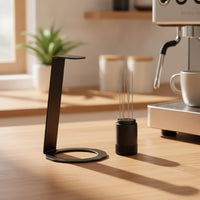 Stainless Steel WDT Tool with Stand Fine-Pin Espresso Distribution Tool with Stand Food-Grade Coffee Distribution Needle Compact for Baristas