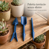 Succulent Plant Seedling Transplanter Tool Set for Potting and Soil Loosening
