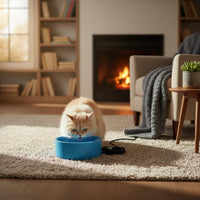 Constant Temperature Thermostatic Pet Water Basin Chew-Resistant Cord Heated Pet Bowl Gentle on Stomach Electric Anti-Freeze Water Dish for Livestock Farmers, Winter, Kennel, Outdoor, Barn