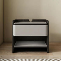 Italian design Single-Drawer End Table Luxury Design Nightstand Modern Minimalist Bedside Furniture Designer Model for Homeowners, Apartment Dwellers, Students, principal Bedroom, Hotel Room, Entryway, deactivatedice