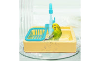 Multi-Use Design Parrot Bathing Box Easy to Clean Automatic Bird Bath Large Capacity Parrot Bathtub Running Water for Parrots