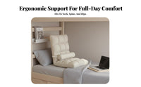 Reclining Floor Lounger Thick Cushioning Adjustable Backrest Lounger for Bedroom