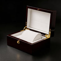 Solid Wood Wooden Watch Box Luxury Watch Box with Cushion Premium Lacquered for Enthusiasts, Collectors, Storage, Gift Packaging, Display