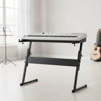 Z-Shaped Keyboard Stand Heavy-Duty Electronic Keyboard Stand Portable for Keyboardists, Pianists, Music Room