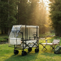 Camp Wagon Rain Cover Water-Resistant Camp Wagon Rainproof Protector for Camping