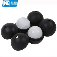 Silicone Ice Ball Mold 6cm Sphere Food Grade Freezer Tray for Whiskey Cocktails