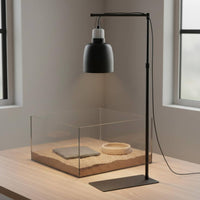 Adjustable Terrarium Light Stand Metal Frame Terrarium Heat Lamp Floor Stand Heat Lamp Holder Stable Base Pet Lighting