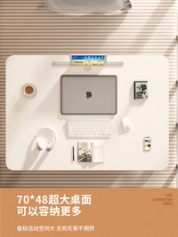 床上小桌子可折叠电脑桌儿童学习桌学生宿舍上铺写字桌板简易办公笔记本电脑支架桌家用炕桌地桌卧室飘窗书桌 【大号升级款】加粗大象腿-拉丝黑带卡槽+杯托70*40*28cm