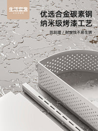 生活宣言厨房置物架落地式多层收纳小推车家用多功能菜篮子置物架
