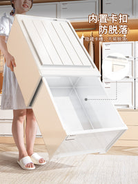 抽屉式收纳箱家用衣服放衣柜收纳盒整理盒衣物储物加厚透明塑料柜 13L:进深36*宽25.7*高13.2 透明1个【可视直观，找物方便】