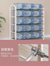 简易鞋架子家用入门口防尘小型鞋柜窄宿舍收纳神器新款2025爆款 升级加垫片——米白4层【长80cm】
