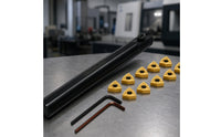 CNC Turning Tool Holder Anti-Vibration Holder with Carbide Inserts Tooling for Metalworkers