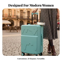Front-Unziping Hand Luggage Quiet 360° Casters Front-Unziping Wheeled Bag Integrated Combination Security Fastener Security Fastener Suitcase