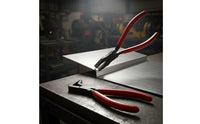 3 Pieces Sheet Metal Folding Pliers Carbon Steel Folding Sheet Metal Pliers Comfortable Grip Compact for Metalworkers