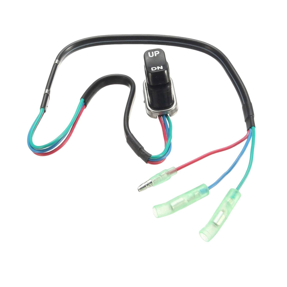 Long-Wearing Outboard Power Trim Tilt Switch High-Quality Outboard Trim and Tilt Switch Compact Wired for Cockpit