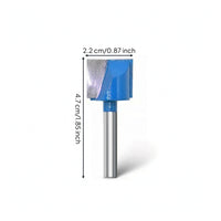 Flat Bottom Router Bit Straight Shank Bottom Flattening Router Bit Wood Cutter Carbide Tool Long-Lasting for Woodworkers