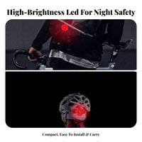 Bike Waterproof Power-Retaining Cycle Rear Light High Brightness for Mountain Bikers, Road Cyclists, Commuting, Outdoor, Backpack