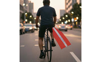 High-Visibility Kayak Safety Flag Lightweight Kayak Warning Flag with Loop Sturdy Easy to Install for Roof Rack Hauling