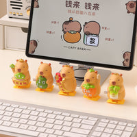 Capybara Wind-Up Desktop Ornament, Cute and Stress-Relieving Resin Figure