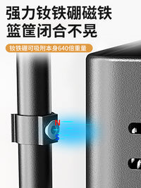 四季沐歌方形厨房旋转置物架落地多层免安装移动果蔬菜篮子收纳架