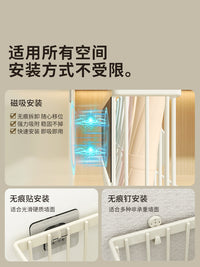 雨伞收纳架家用门口磁吸放置架壁挂式放伞神器入户门后挂钩收纳盒 【磁吸款】黑灰色大号❤送S挂钩x2