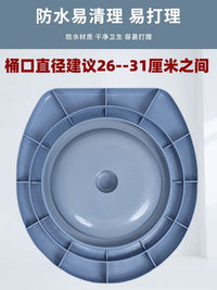 马桶盖板座圈通用成人加厚简易马桶坐便圈农村老人专用桶上放坐便