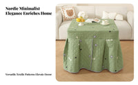 Keeps Warm Heating Table Cover Thickened Kotatsu Blanket Soft Material for Families, Seniors, Living Room, Bedroom