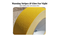 Self Anti-Slip Tape High Traction Stair Step Tape Strong Adhesion Abrasive Stair Step Wear-Resistant for Children, Homeowners, Stairs, Outdoors, Outdoor, Bathrooms