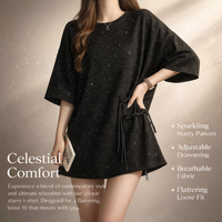 T Shirts for Women with Traditional Frog Button Closure, Oversized Loose Fit Ladies for Daily Wear, Chinese Style Casual Top