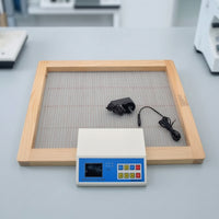 twinChannel Bee Venom Collector Wooden Bee Venom Collection Unit Electric Equipment Functional for Field, Workshop