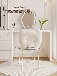 轻奢化妆凳卧室梳妆凳现代简约小户型家用梳妆台椅子高级感美甲凳