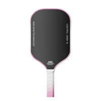 Control Pickleball Paddle with Raw Rotation Technology Long Handle Pickleball Paddle with 16mm Core Slim Grip Racket Textured for Beginners, Tournaments, Practice