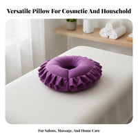 Removable and Washable U-Shaped Face Pillow Cervical Support Beauty Bed Face Pad Easy to Clean for Beauticians, Office Workers